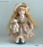 12" PORCELAIN DOLL,GIFT DOLL, DECORATION DOLL, TOY DOLL, AMERICAN DOLL