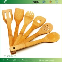 SP6-206 Bamboo Kitchenware Utensil set of 6 , Cooking Tools Bamboo