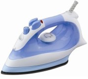 Steam iron with self-cleaning