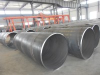 Tubería de acero SSAW de fabricación china de acero de tres vías
