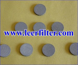 Stainless Steel Sintered Filter Disc