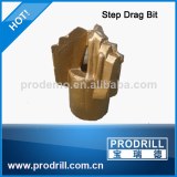 Step Drag Bit for Mining