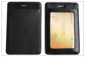 Genuine leather card holder