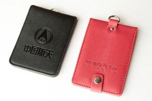 Genuine leather card holder