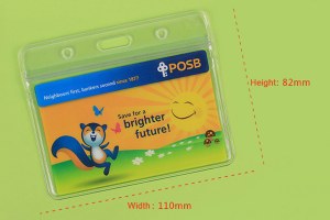 Soft PVC card holder