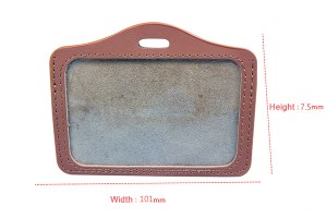 Genuine leather card holder