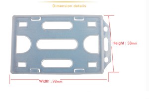 SW-412a Hard plastic card holder