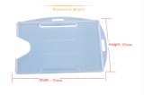 SW-414 Hard plastic card holder