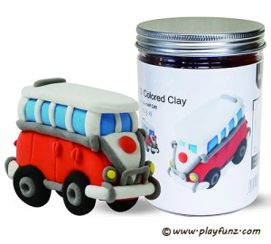 Educational Toys 3D Colored Clay-Vintage cars