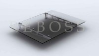 Canopy vidrio con soporte de acero inoxidable (TB1400A-G)