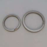 18mm Titanium metal split ring.titanium keyring,titanium keychain
