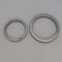 18mm Titanium metal split ring.titanium keyring,titanium keychain