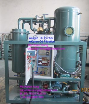 Gas /Steam Turbine Oil Filtration Purifier machine for Turbine Gensets