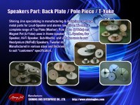 Cold forging loud-Speakers part: Top Plate and Pole Plate