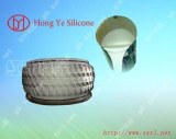 Platinum cured silicone rubber for tire mold