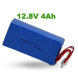 12.8V 4Ah LiFePO4 bateria recargable para el carrito de golf