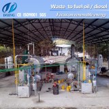 Use tire/plastic/rubber recycle to oil equipment with Doing Brand