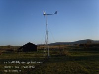 300w 500w small wind turbine for wind&solar hybrid system