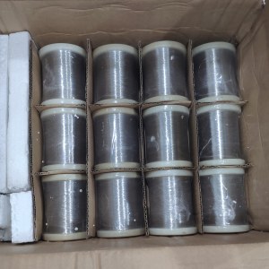 Alambre de resistencia de alta temperatura 0Cr25Al5 para bobinas y elementos calefactores.