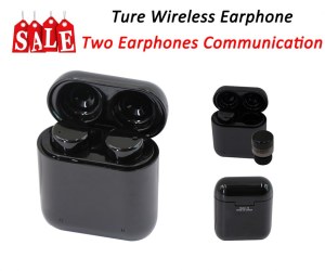 Soporte de comunicación True Earphone-Two Earphones
