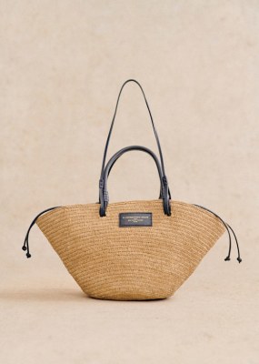 Sac raphia crochet