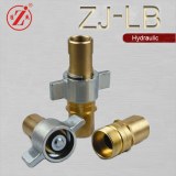 Brass wing nut type truck and trailer coupler interchange QDs hydraulic quick release...
