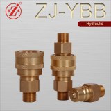 ISO 7241 Series B self-sealing shut off valve hydraulic quick disconnect coupler