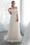 Tulle Wedding Dresses with Scalloped Neck